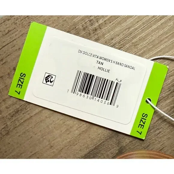 DV by Dolce Vita Women’s H-Band Slide Sandals Tan Size 7 - Picture 8 of 10